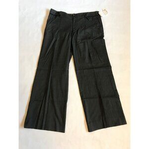 Rebecca Taylor Dark Gray Wide Leg Dress Pants, Size 8 (US)